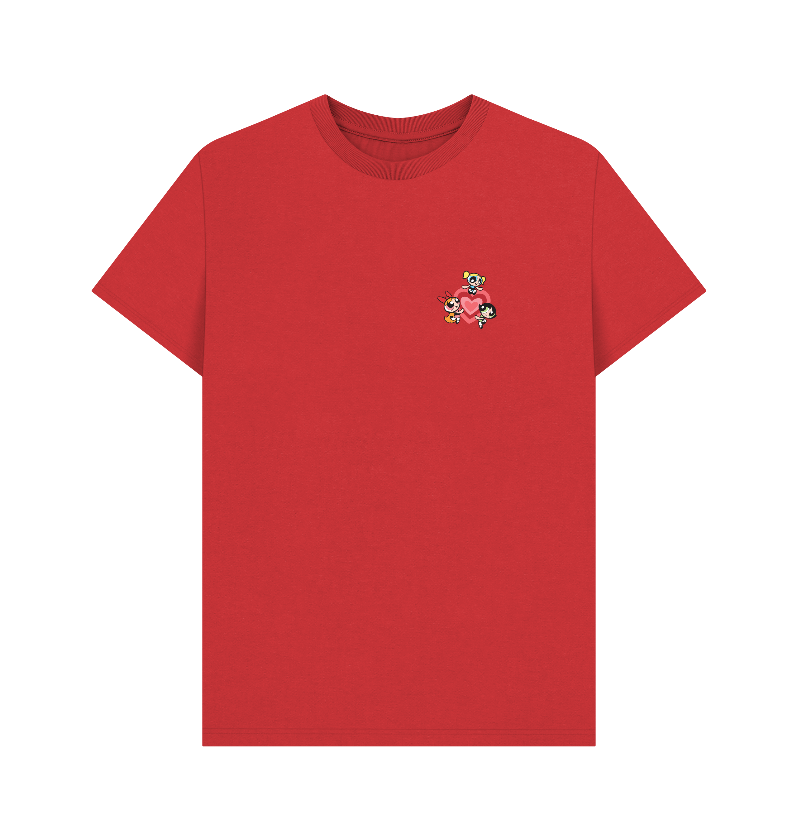 Red Printed T-shirt Front