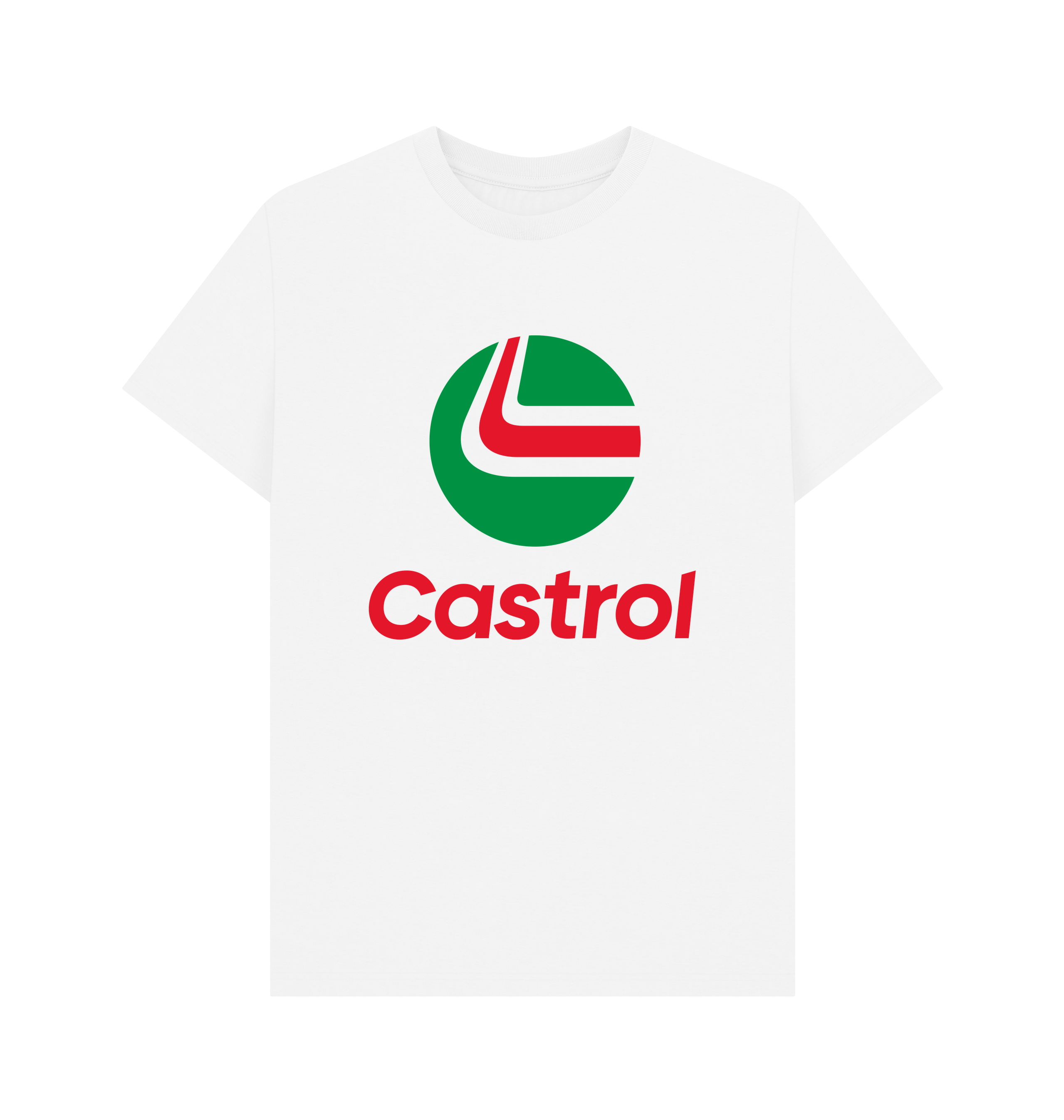 White Printed T-shirt Front