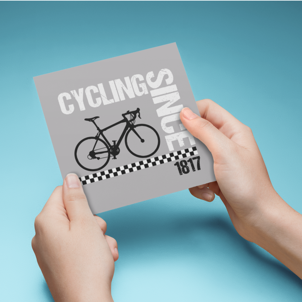 Cycling Since 1817 Greeting Card