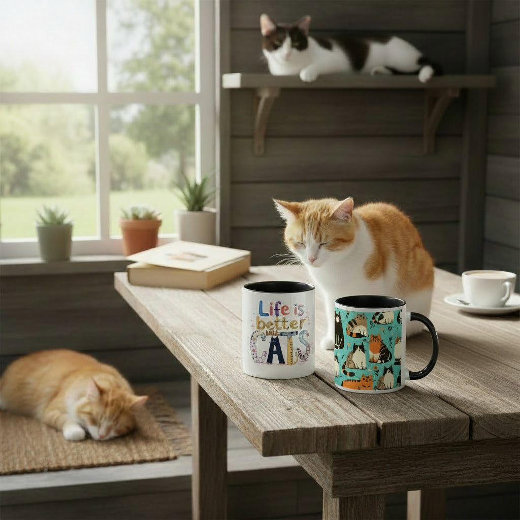 Life Is Better With Cats Mug