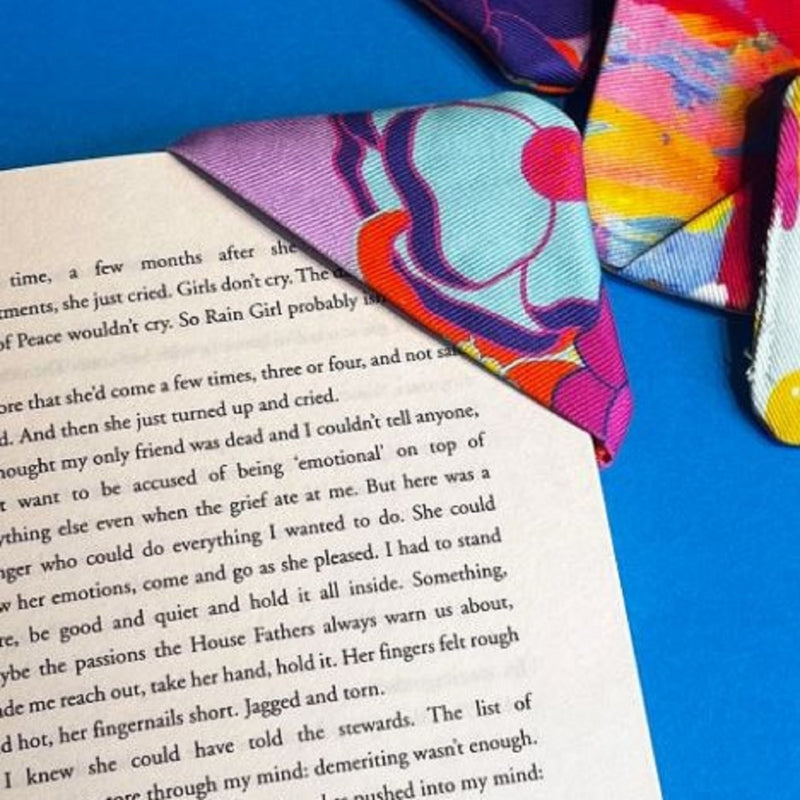 Fabric Corner Bookmark by Charley Robinson