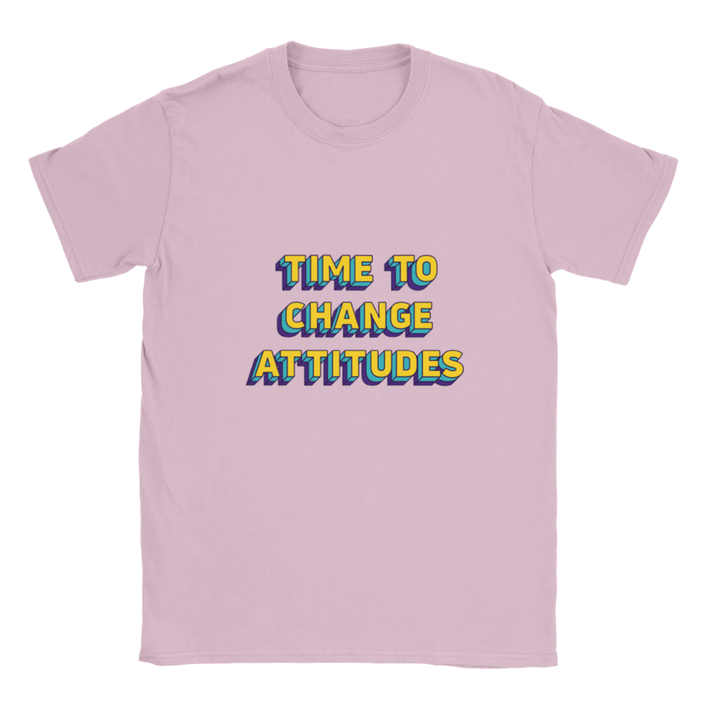 Time to Change Attitudes Statement Kids T-shirt