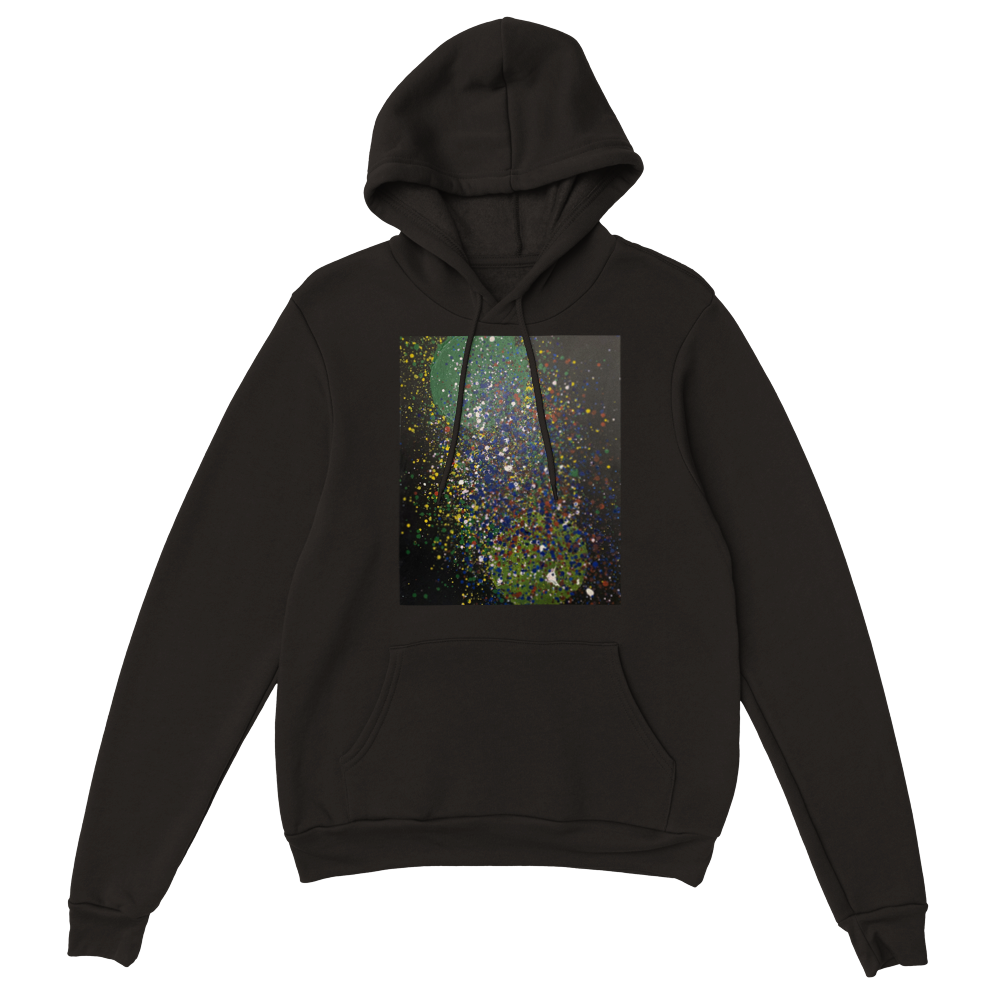 Drum Beats Black Hoodie by Michael Hanrahan