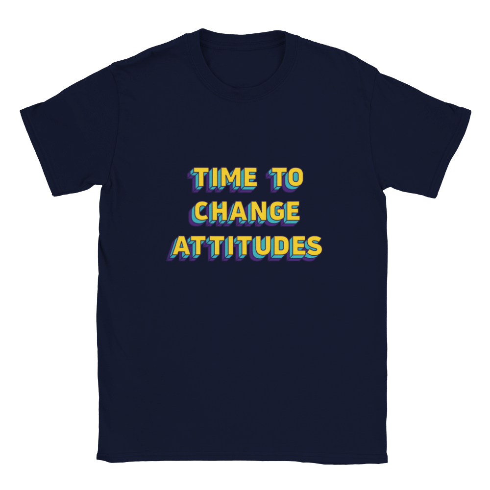 Time to Change Attitudes Statement Adult T-shirt