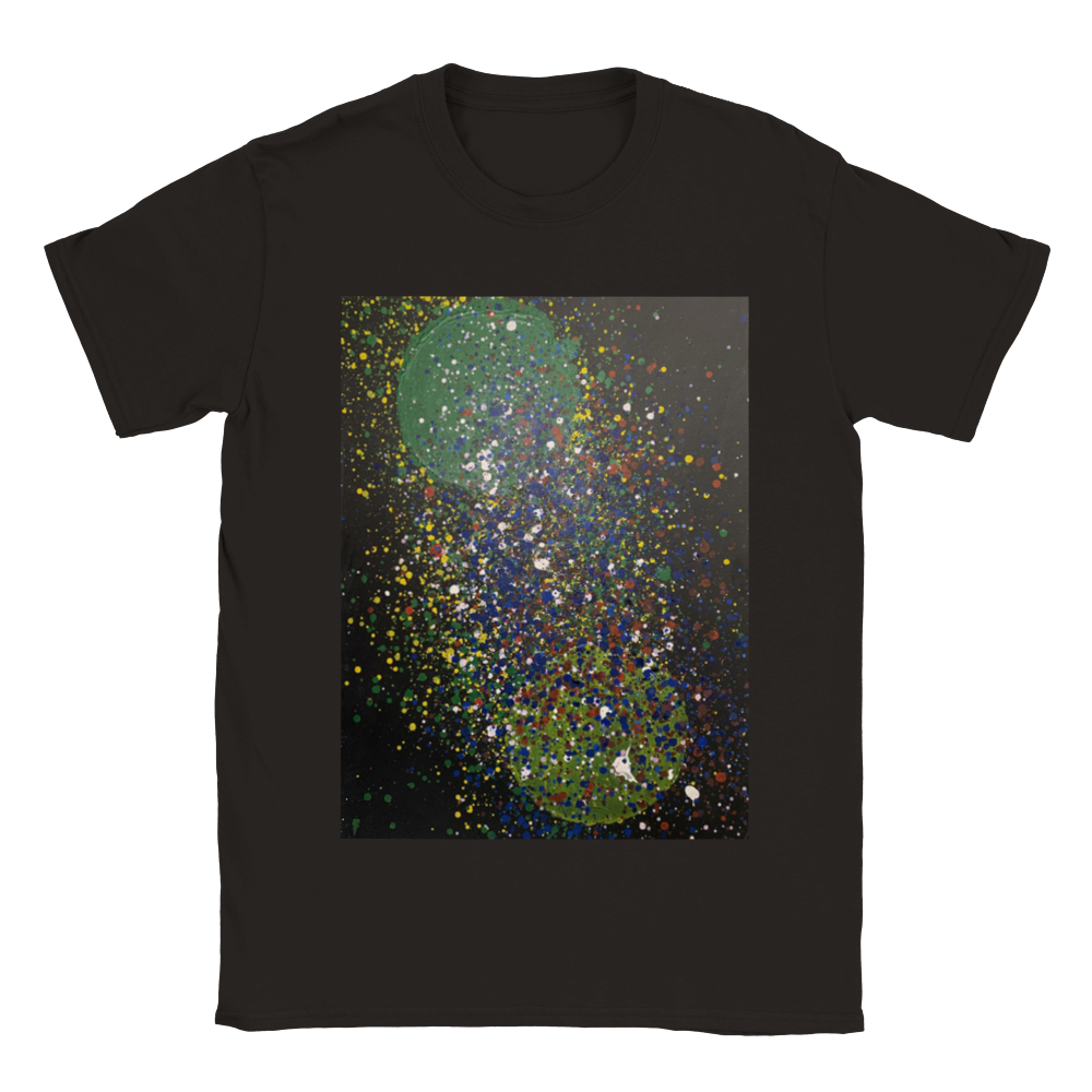 Drum Beats Black T Shirt by Michael Hanrahan