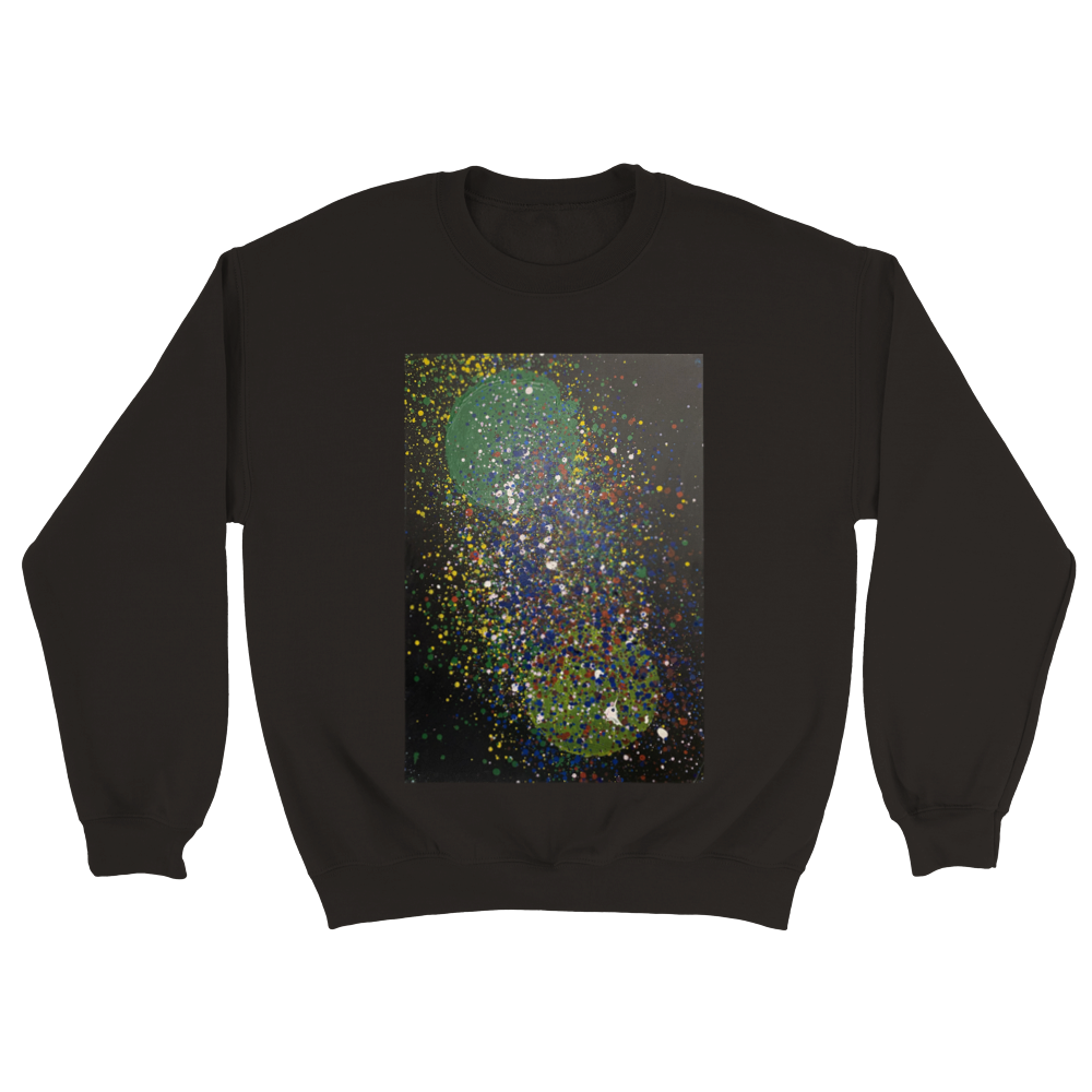 Drum Beats Black Sweatshirt by Michael Hanrahan