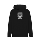 Black Printed Hoody Front