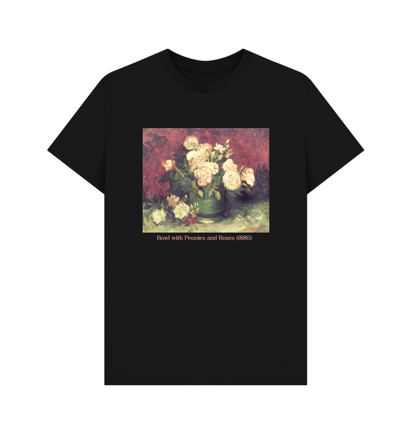Black Printed T-shirt Front