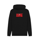 Black Printed Hoody Front