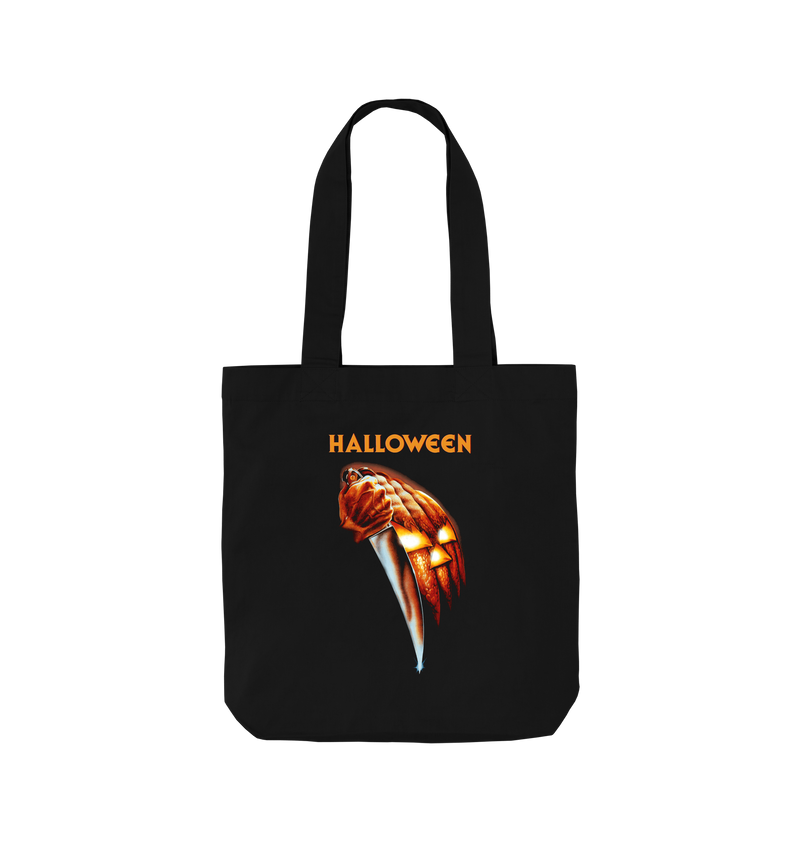Black Printed Bag Front
