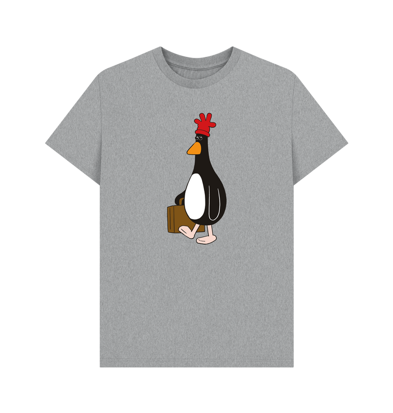 Athletic Grey Printed T-shirt Front