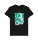 Black Printed T-shirt Front