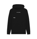 Black Printed Hoody Front