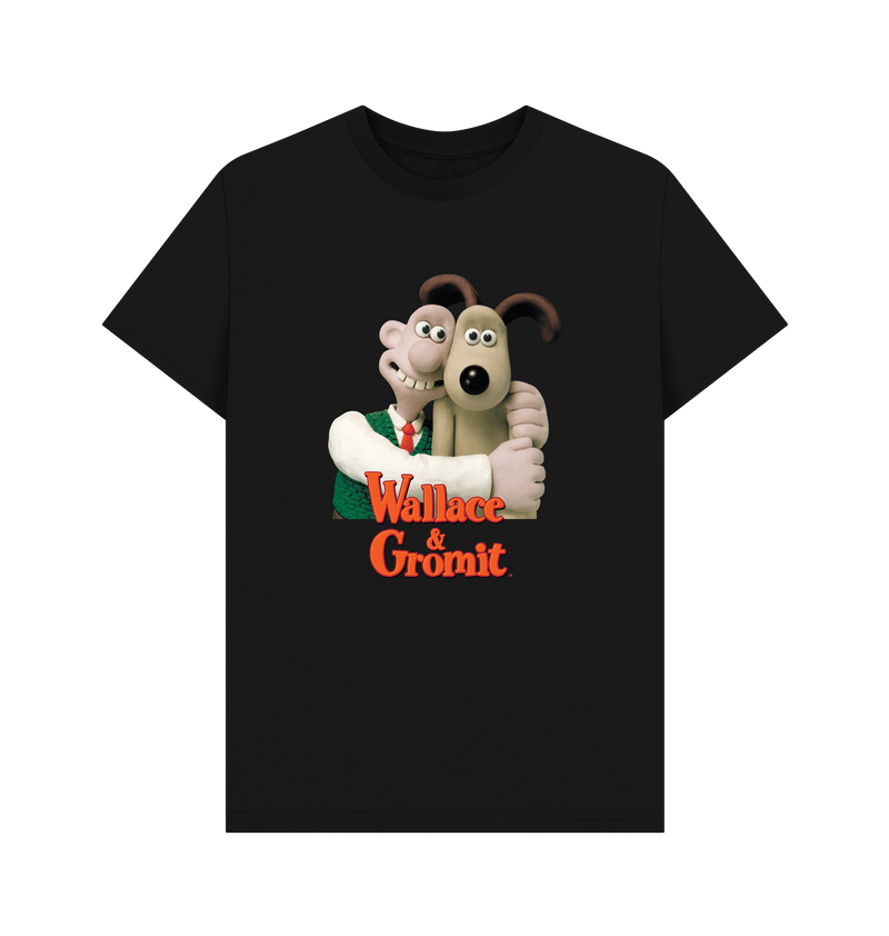 Black Printed T-shirt Front