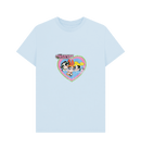 Sky Blue Printed T-shirt Front