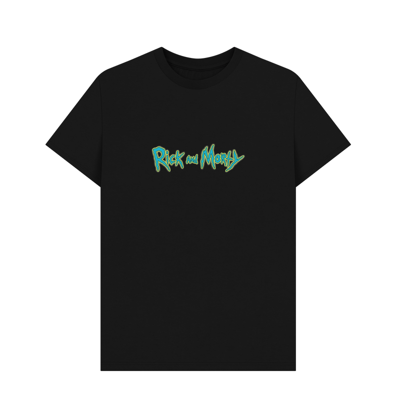 Black Printed T-shirt Front