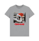 Athletic Grey Printed T-shirt Front