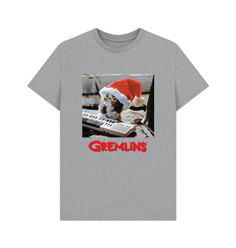 Athletic Grey Printed T-shirt Front