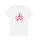 White Printed T-shirt Front