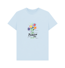 Sky Blue Printed T-shirt Front