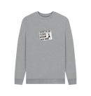 Light Heather Printed Sweater Front