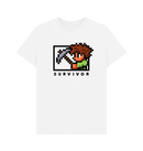 White Printed T-shirt Front
