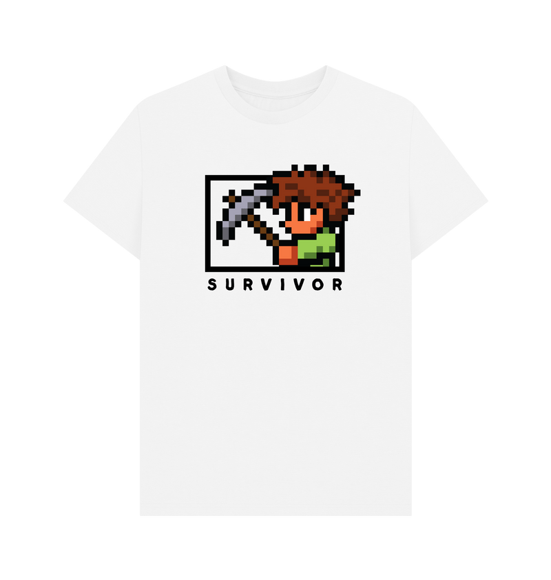 White Printed T-shirt Front