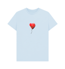 Sky Blue Printed T-shirt Front