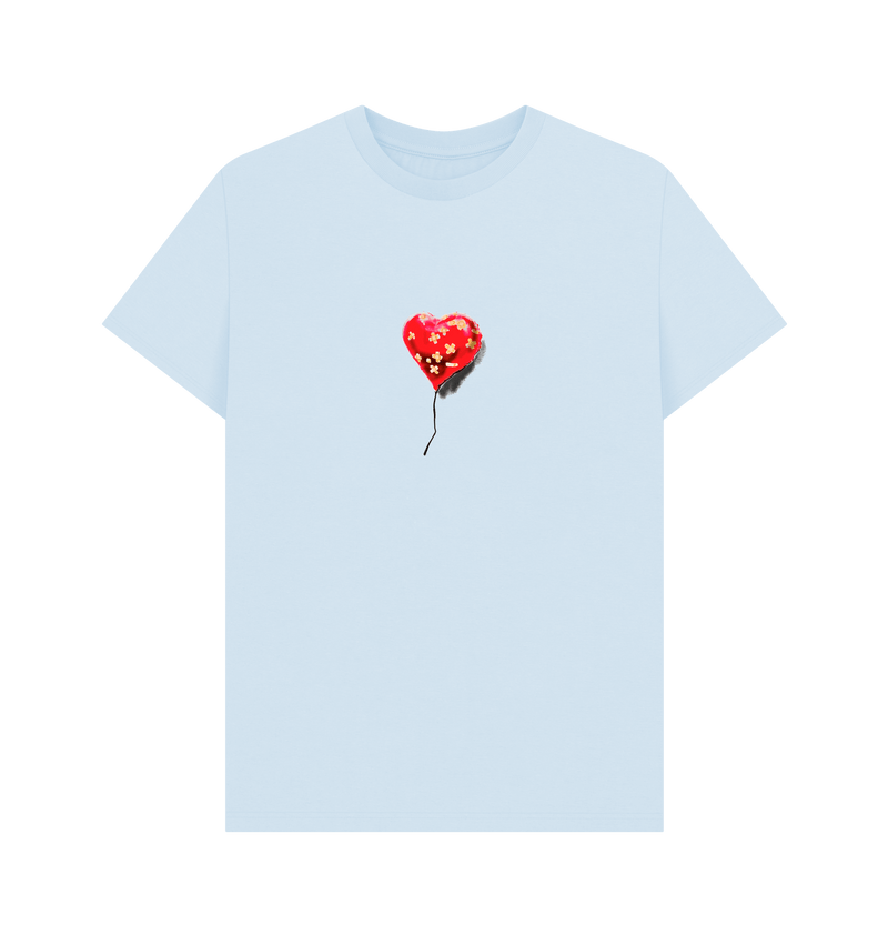 Sky Blue Printed T-shirt Front