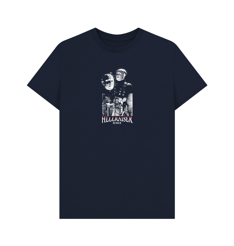 Navy Blue Printed T-shirt Front