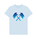 Sky Blue Printed T-shirt Front