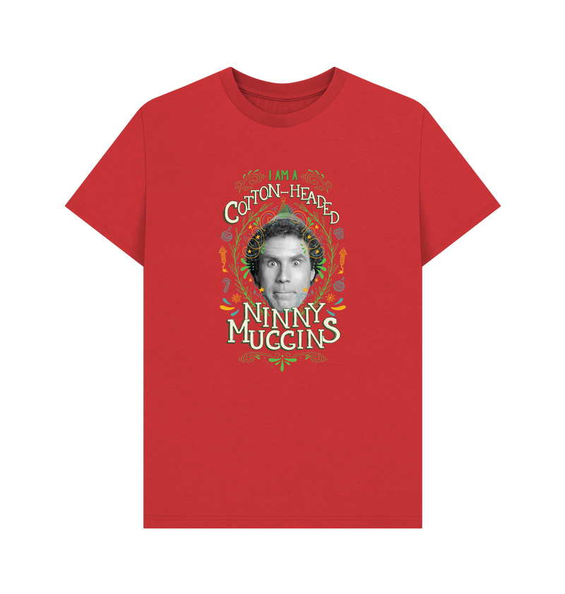 Red Printed T-shirt Front