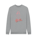 Light Heather Printed Sweater Front