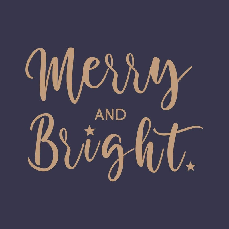 Be Merry and Bright Christmas Card Pack of 10