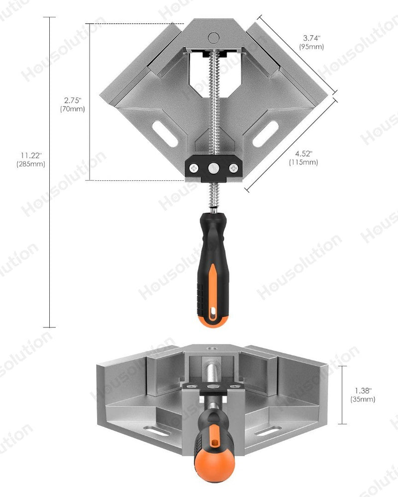 Swing Jaw Corner Clamp Single Handle 90°