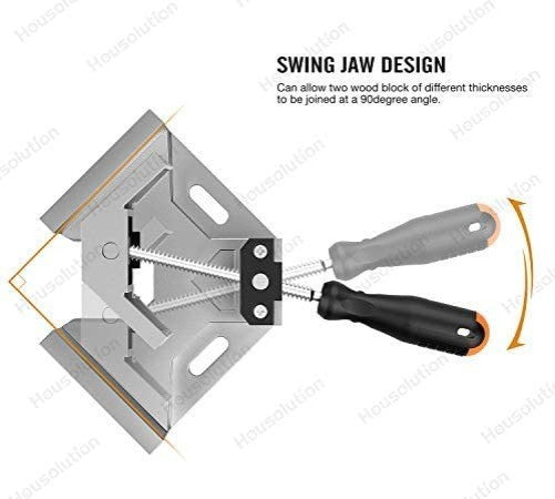 Swing Jaw Corner Clamp Single Handle 90°