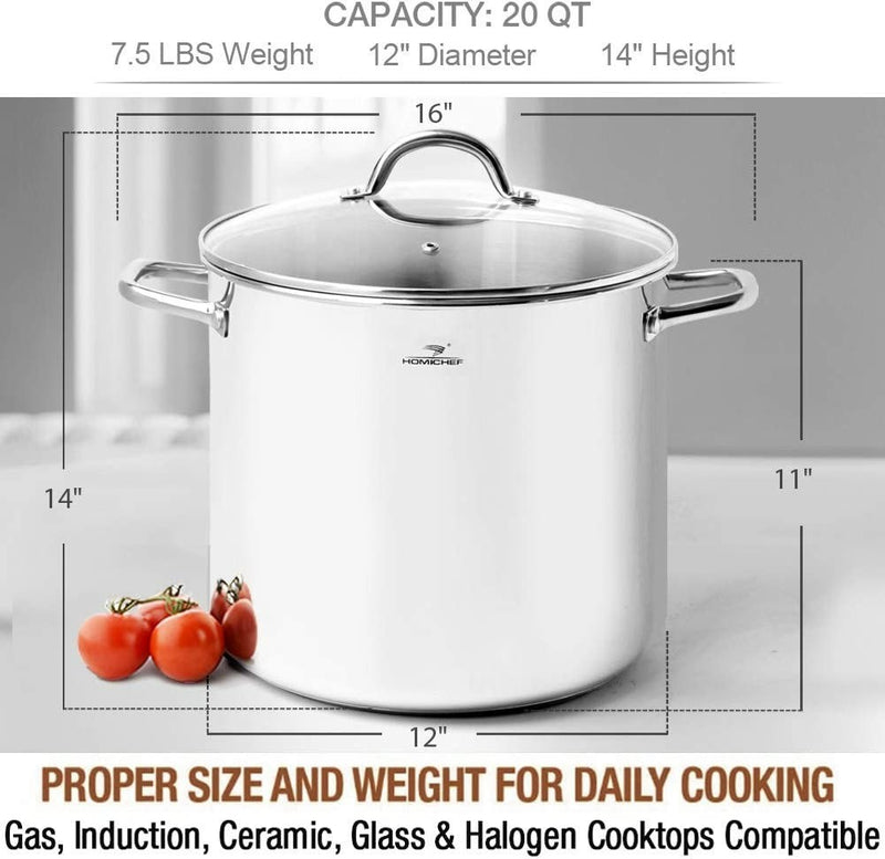 Large Nickel Free Stainless Steel Stock Pot