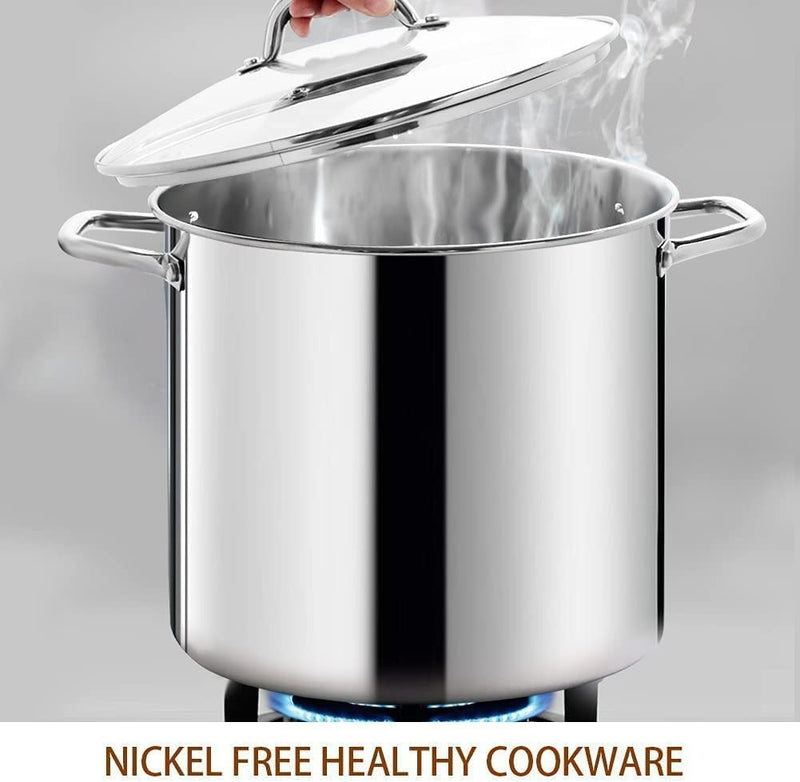 Large Nickel Free Stainless Steel Stock Pot