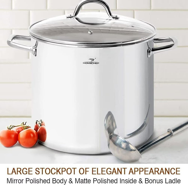 Large Nickel Free Stainless Steel Stock Pot