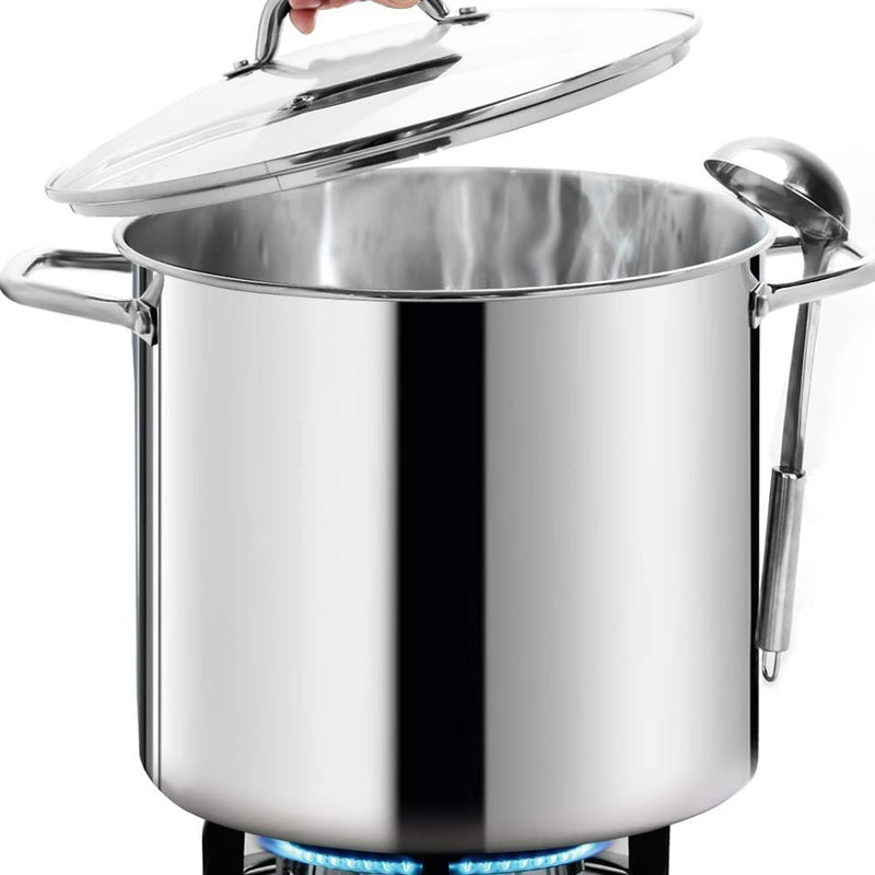 Large Nickel Free Stainless Steel Stock Pot