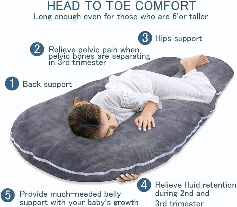 U-Shaped Maternity Pillow 165 x 80 cm