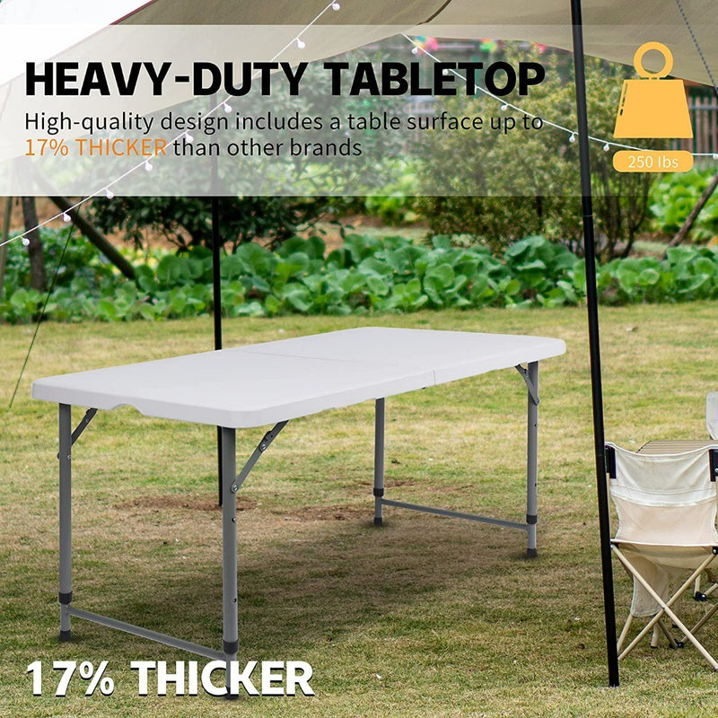 Folding Trestle Table Grey 1.2m / 4ft