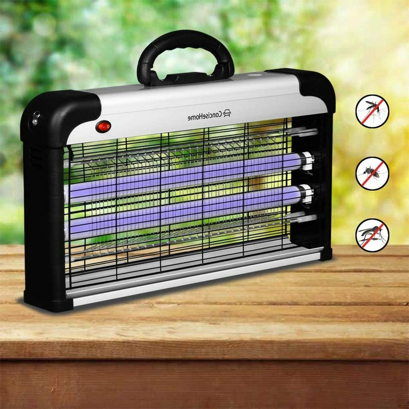 Insect Killer UV Light Zapper 30W 49cm Silver CONCISE HOME