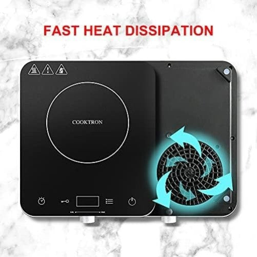 1800W Single Countertop Portable Induction Cooktop with Timer