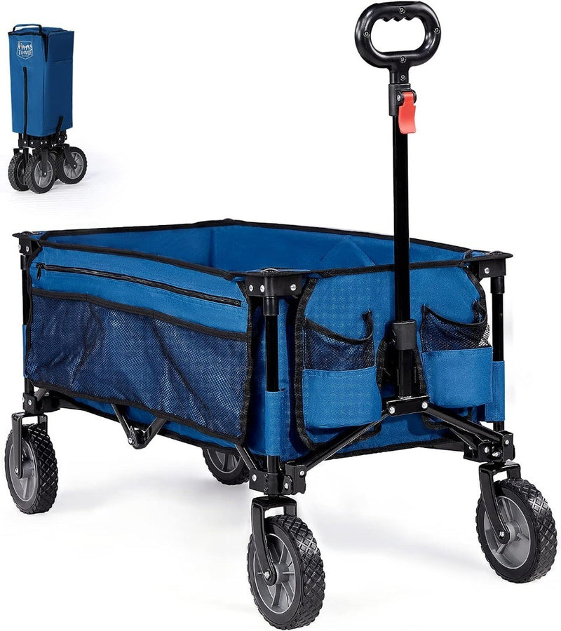 Folding Wagon Camping Cart Heavy Duty adjustable