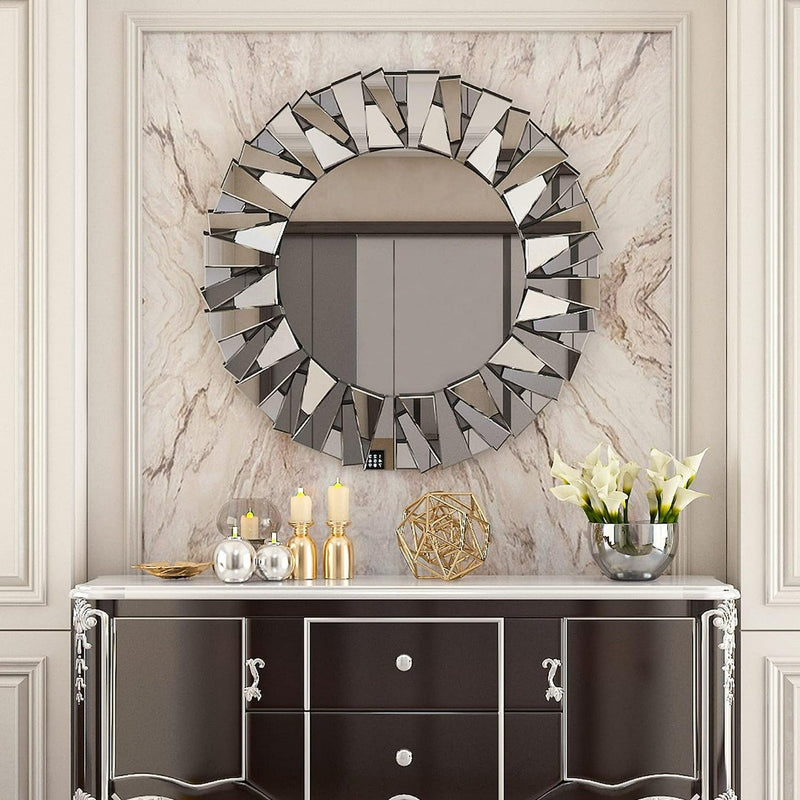 Elegant Premium 3D Framed Beveled Edge Home Mirror