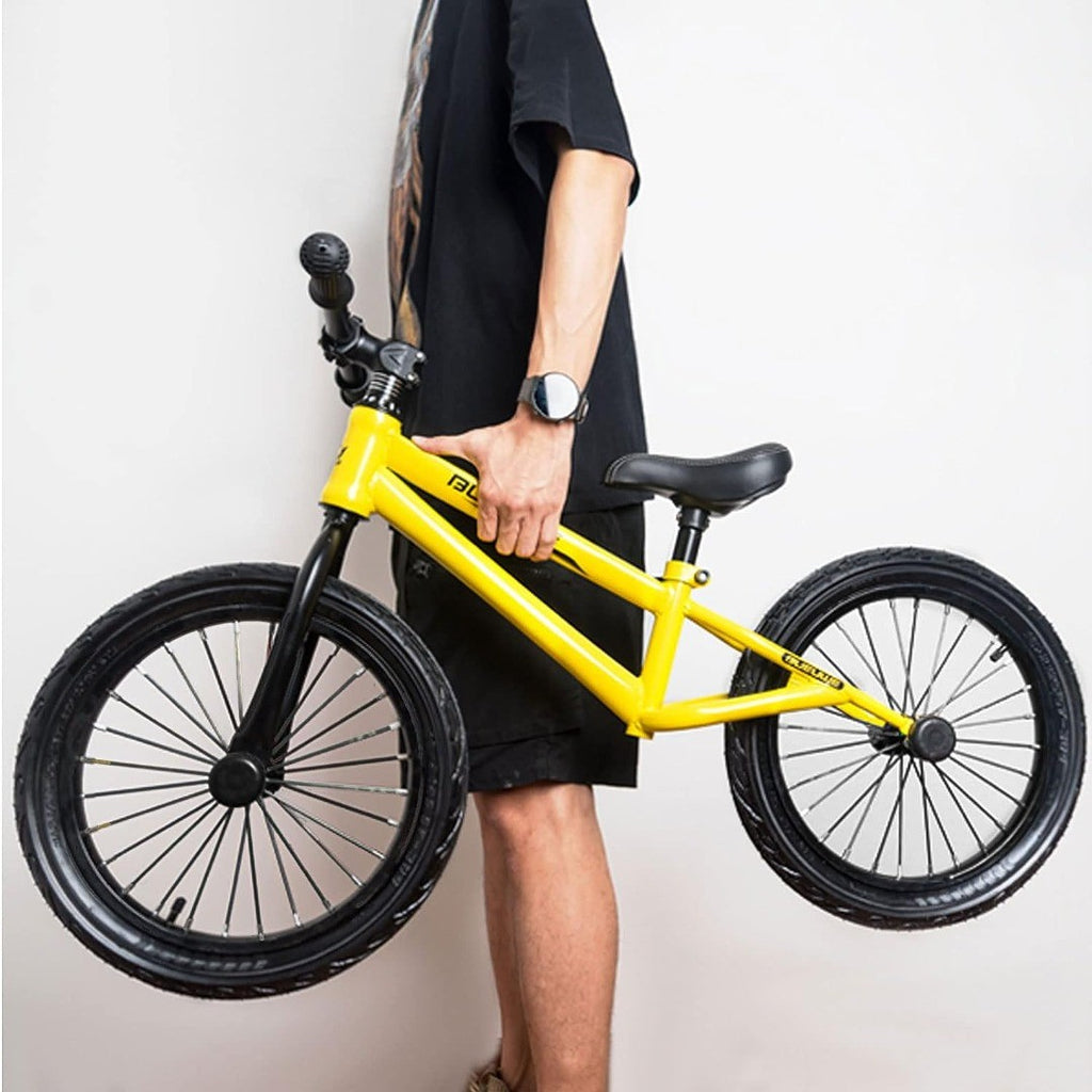 Bueuwe 16 inch Balance Bike for 38 Years No Pedal Kids Bike Yellow