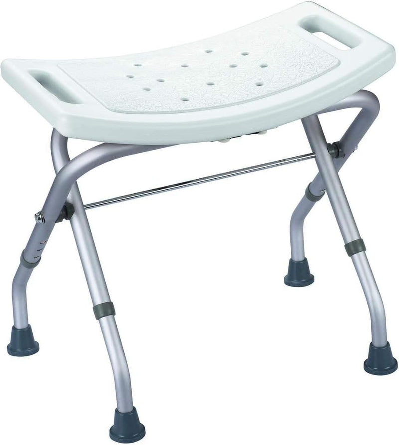 Folding Shower Stool 100KG Capacity 41 - 53H cm