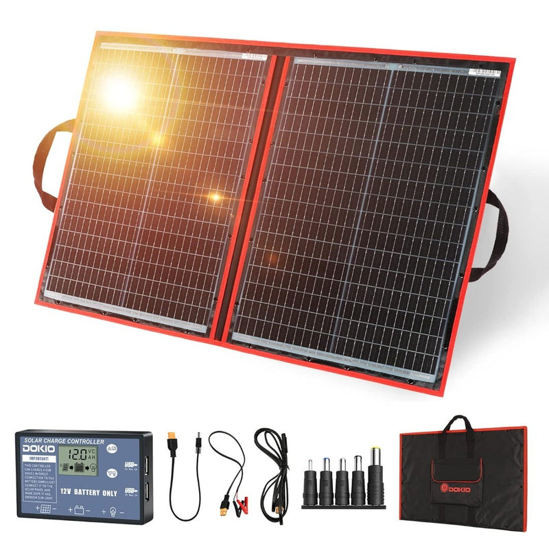 Foldable Solar Panel Kit 100W