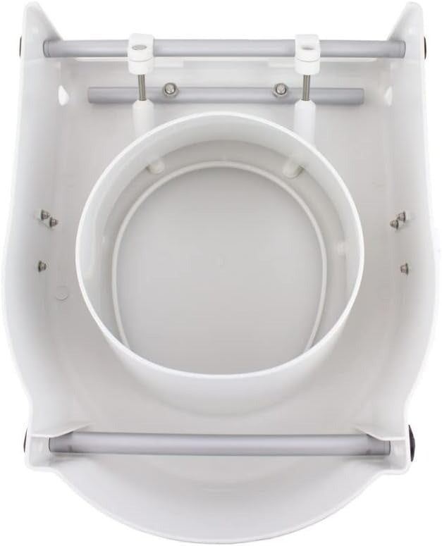 Mobiclinic® Raised Toilet Seat 7 inch Seat Riser for Adults